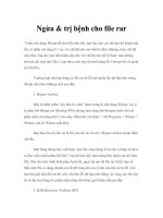 Ngừa & trị bệnh cho file rar pptx