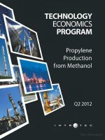 propylene production from methanol ppt