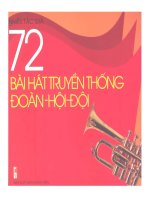 72 Bài hát truyền thống Đoàn Hội Đội doc