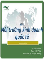 Môi trường kinh doanh quốc tế pdf