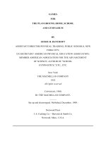 GAMES FOR THE PLAYGROUND, HOME, SCHOOL AND GYMNASIUM potx