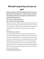 Nhà tuyển dụng không chọn bạn, tại sao? pptx