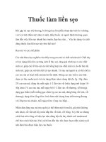 Thuốc làm liền sẹo pot