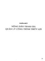 Nông dân tham gia quản lý công trình thủy lợi pdf