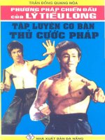 Lý Tiểu Long - Luyện tập thủ cước pháp