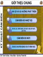 BÀI GIẢNG CẢM BIẾN pot