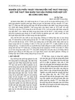 NGHIÊN CỨU PHẪU THUẬT TÁN NHUYỄN THỂ THỦY TINH ĐỤC, ĐẶT THỂ THỦY TINH NHÂN TẠO HẬU PHÒNG PHỐI HỢP CẮT BÈ CỦNG GIÁC MẠC docx