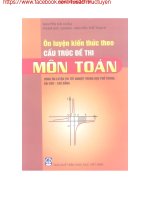 ôn luyện kiến thức theo cấu trúc đề thi môn toán