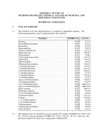 APPENDIX A TO PART 136 METHODS FOR ORGANIC CHEMICAL ANALYSIS OF MUNICIPAL AND INDUSTRIAL WASTEWATER pot