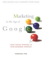 Marketing in the Age of Google : Your Online Strategy IS Your Business Strategy