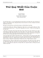 Thứ Quý Nhất Của Cuộc Đời potx