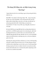 Tín dụng bất động sản, sự thận trọng trong “thả lỏng” pdf