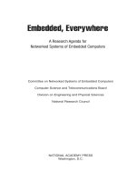 Embedded, Everywhere A Research Agenda for Networked Systems of Embedded Computers doc