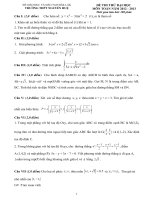 ĐÁP ÁN VÀ ĐỀ THI THỬ ĐẠI HỌC - TRƯỜNG THPT NGUYỄN HUỆ - ĐẮK LẮK - ĐỀ SỐ 158 pot