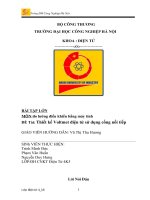 volmeter sử dụng cổng nối tiếp