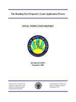 The Reading First Program’s Grant Application Process pot