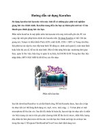 Hướng dẫn sử dụng Karafun pot