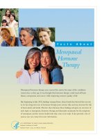 F acts About Menopausal Hormone Therapy pdf
