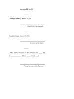 Assembly Bill No. 38 Private Secretary of the Governor potx