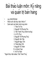 Kỹ năng quản trị bán hàng pot