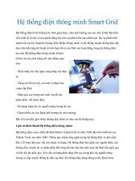 Hệ thống điện thông minh Smart Grid docx