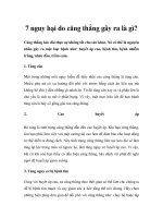 7 nguy hại do căng thẳng gây ra là gì? pptx