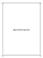 HỌA SĨ XUÂN QUẢNG docx