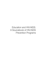 Education and HIV/AIDS: A Sourcebook of HIV/AIDS Prevention Programs potx