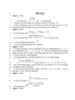 Đề thi thử đại học môn toán năm 2013 - THPT Lý Thường Kiệt - Hải Phòng - Đề số 25 docx