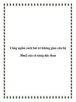 Cùng ngắm cách bài trí không gian căn hộ 30m2 của cô nàng độc than doc