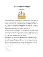 Con sáo và phú trưởng giả pdf