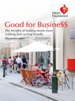 Good for Busine$$: The benefits of making streets more walking and cycling friendly pdf