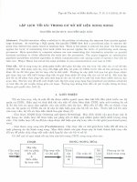 Lập lịch tối ưu trong cơ sở dữ liệu song song. doc