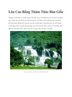 Lên Cao Bằng Thăm Thác Bản Giốc doc