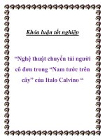 Khóa luận tốt nghiệp “Nghệ thuật chuyển tải người cô đơn trong “Nam tước trên cây” của Italo Calvino “ ppt