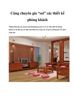 Cùng chuyên gia “soi” các thiết kế phòng khách potx