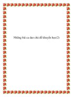 Những bài ca dao chủ đề khuyến khích học tập potx