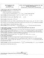 TUYỂN TẬP ĐỀ THI THỬ ĐẠI HỌC NĂM HỌC 2012 - 2013 MÔN TOÁN KHỐI D - MÃ SỐ D1 pdf
