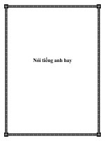 Nói tiếng anh hay doc