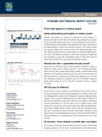 ECONOMIC AND FINANCIAL MARKET OUTLOOK 2013 doc