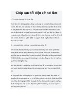 Giúp con đối diện với sai lầm pot