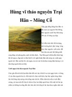 Hùng vĩ thảo nguyên Trại Hãn – Mông Cổ potx