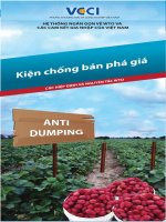 Kiện chống bán phá giá các hiệp định và nguyên tắc WTO potx