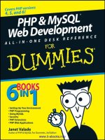 www.it-ebooks.info .PHP & MySQL FOR ® Web Development ALL-IN-ONE DESK REFERENCE DUMmIES ‰ by Janet Valade with Tricia Ballad and Bill Ballad www.it-ebooks.info .www.it-ebooks.info .PHP & MySQL FOR ® Web Development ALL-IN-ONE DESK REFERENCE DU ppt