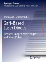GaN-Based Laser Diodes Towards Longer Wavelengths and Short Pulses pdf