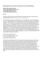 Bình giảng bốn câu thơ sau đây trong bài thơ Tây Tiến của Quang Dũng pot