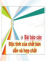 Độc tính của chất bán dẫn và hợp chất pot