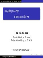 Toán cao cấp A1