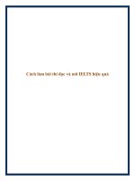 Cách làm bài thi đọc và nói IELTS hiệu quả. pot