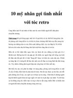 10 mỹ nhân gợi tình nhất với tóc retro ppt